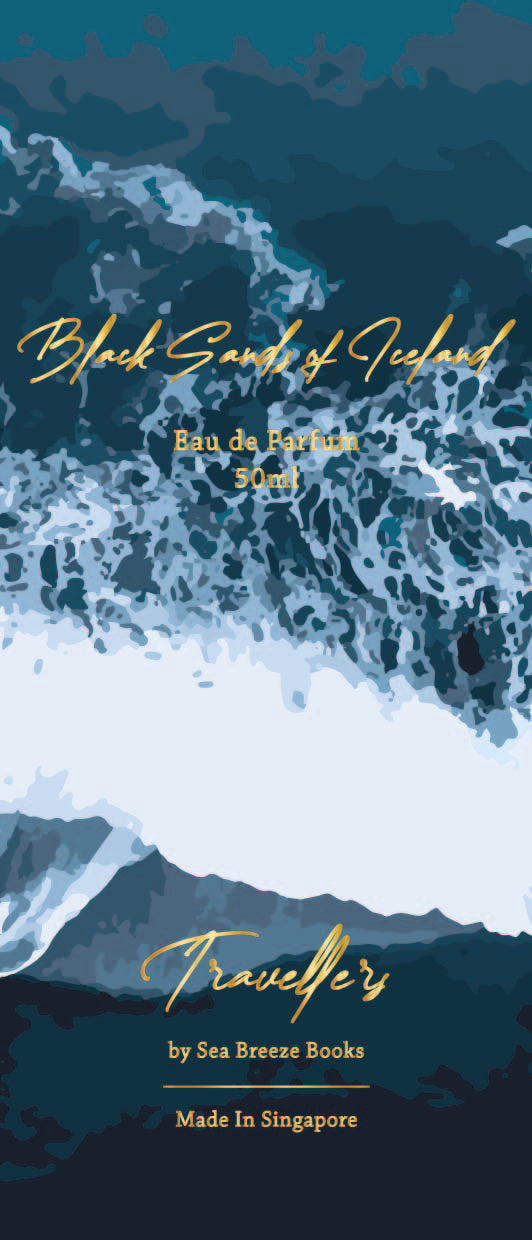 Black Sands of Iceland (Eau de Parfum, 50ml) ◎Travellers, by Sea Breeze Books