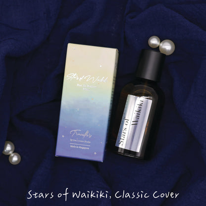 Stars of Waikiki (Eau de Parfum, 50ml) ◎Travellers, by Sea Breeze Books